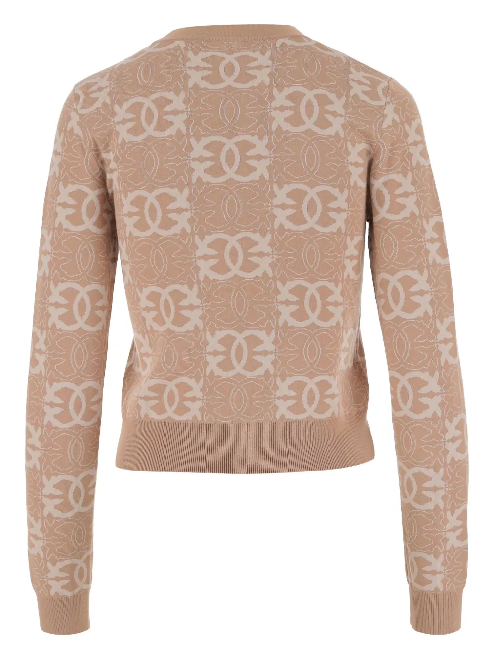 PINKO Sweater met ronde hals en Love Birds-print Roze
