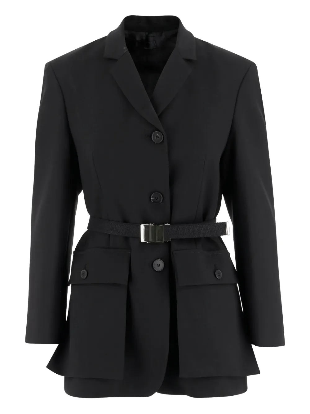 F.It belted pocket blazer | Black | Image 1