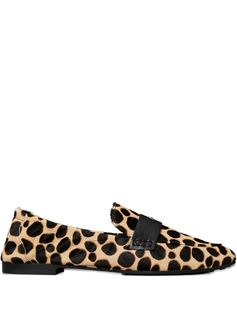 Tory Burch logo-detail flat loafers Brown