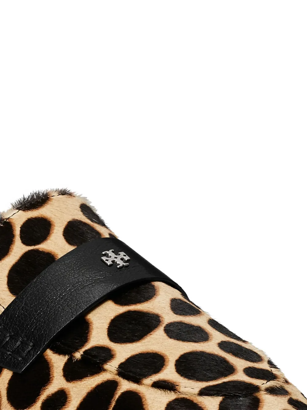 Tory Burch Animal Print Pony Skin Loafers In Brown