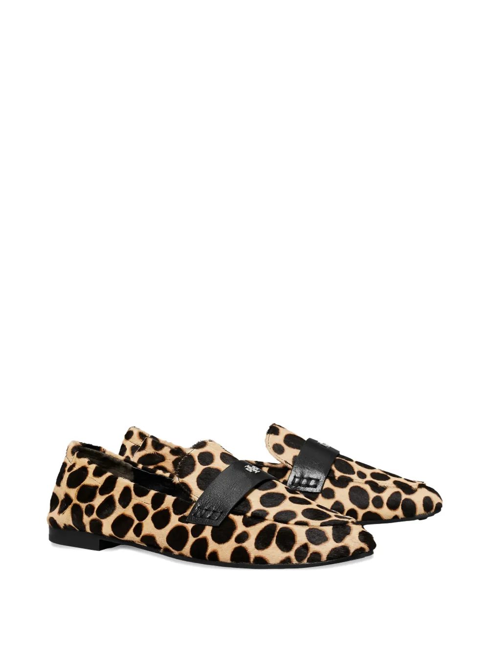 Tory Burch logo-detail flat loafers - Bruin