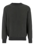 Vince ribbed crew-neck sweater - Green