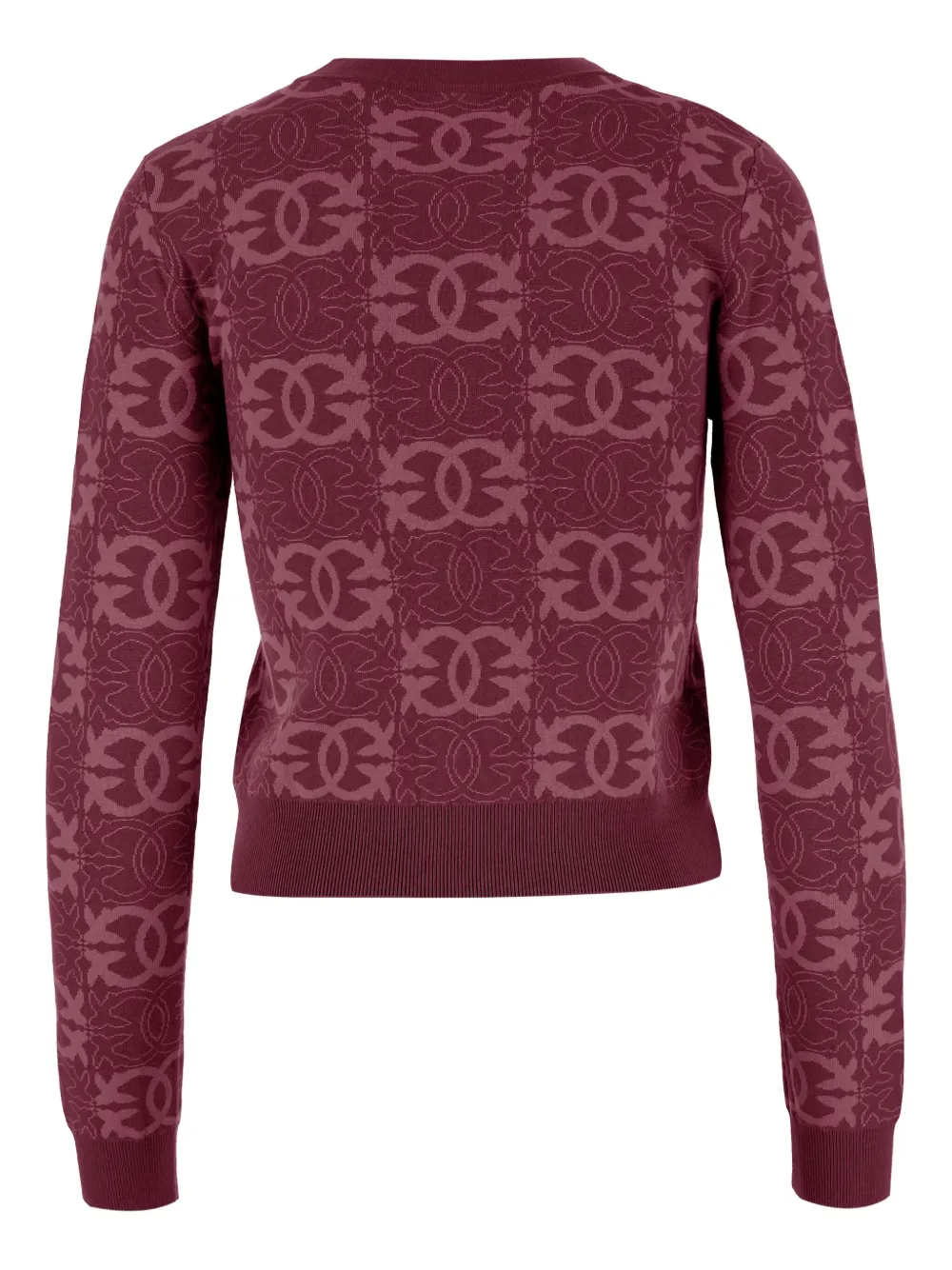 PINKO Trui met ronde hals en Love Birds-print Rood