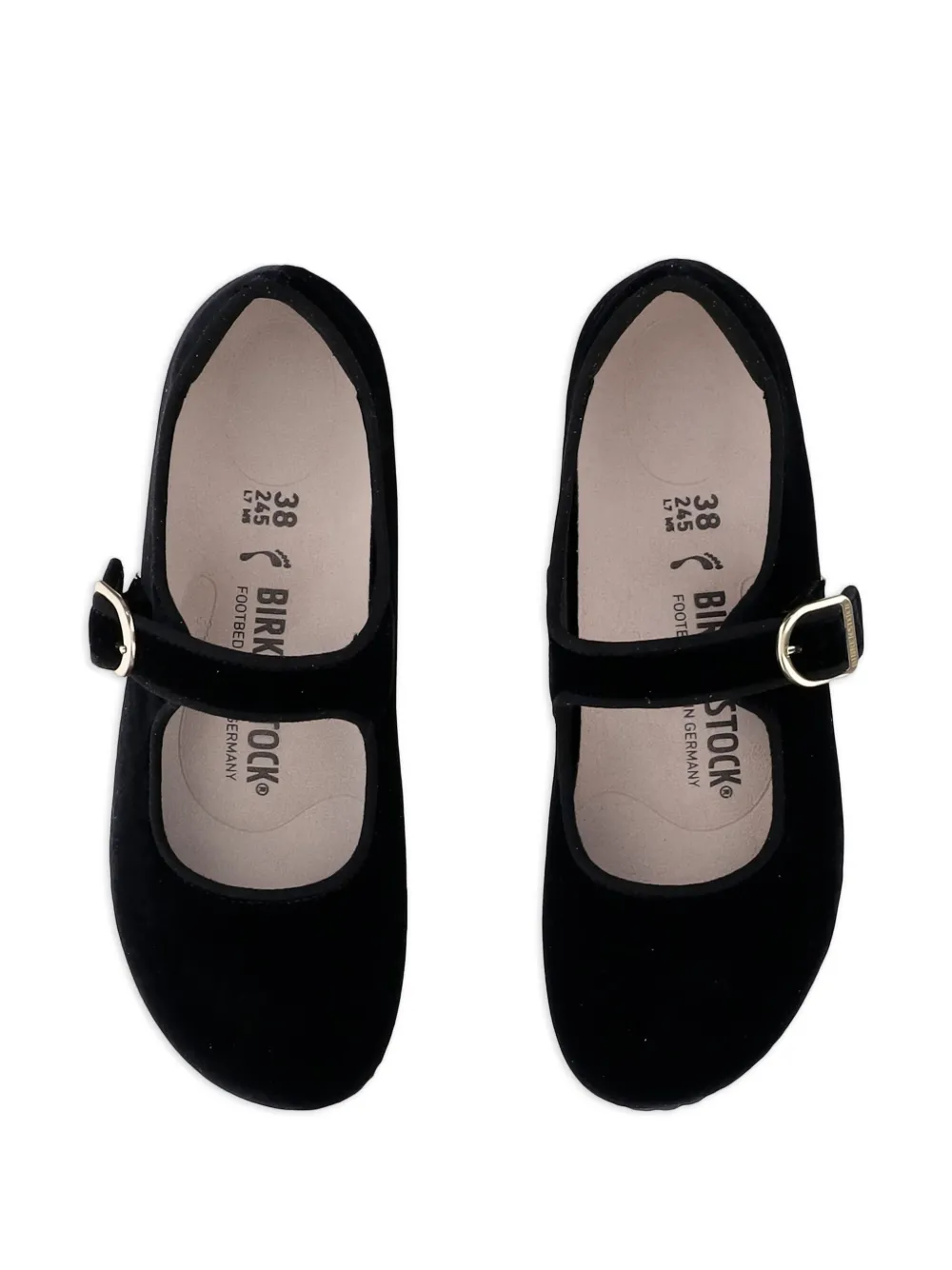 Birkenstock buckle-detail Mary Jane shoes Black