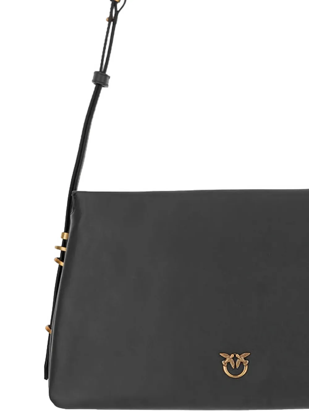 PINKO One Two Three Love schoudertas met patroon Zwart