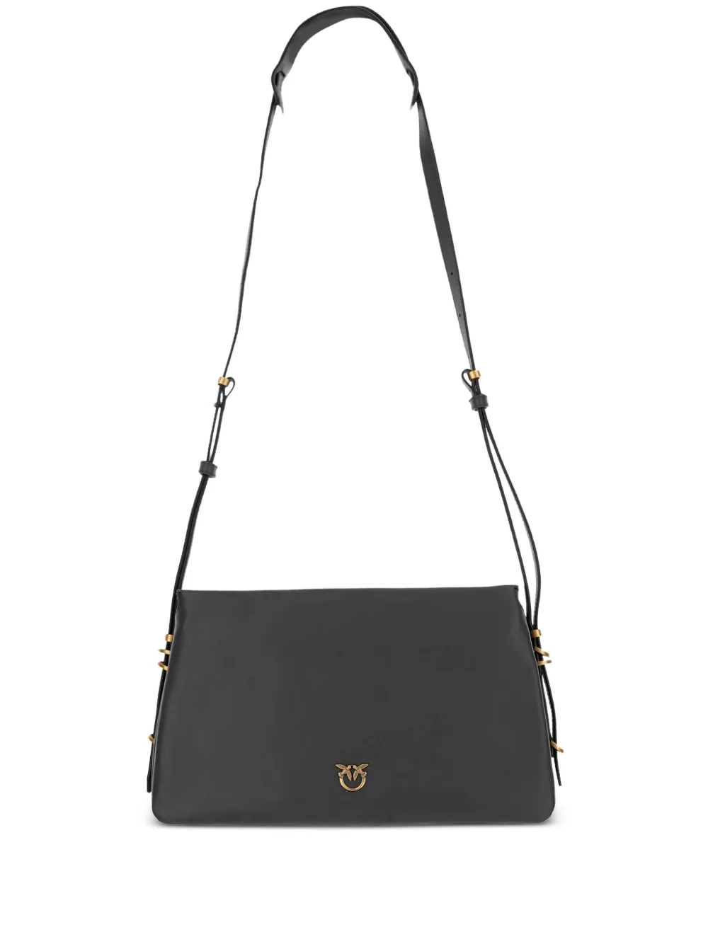 PINKO One Two Three Love schoudertas met patroon Zwart