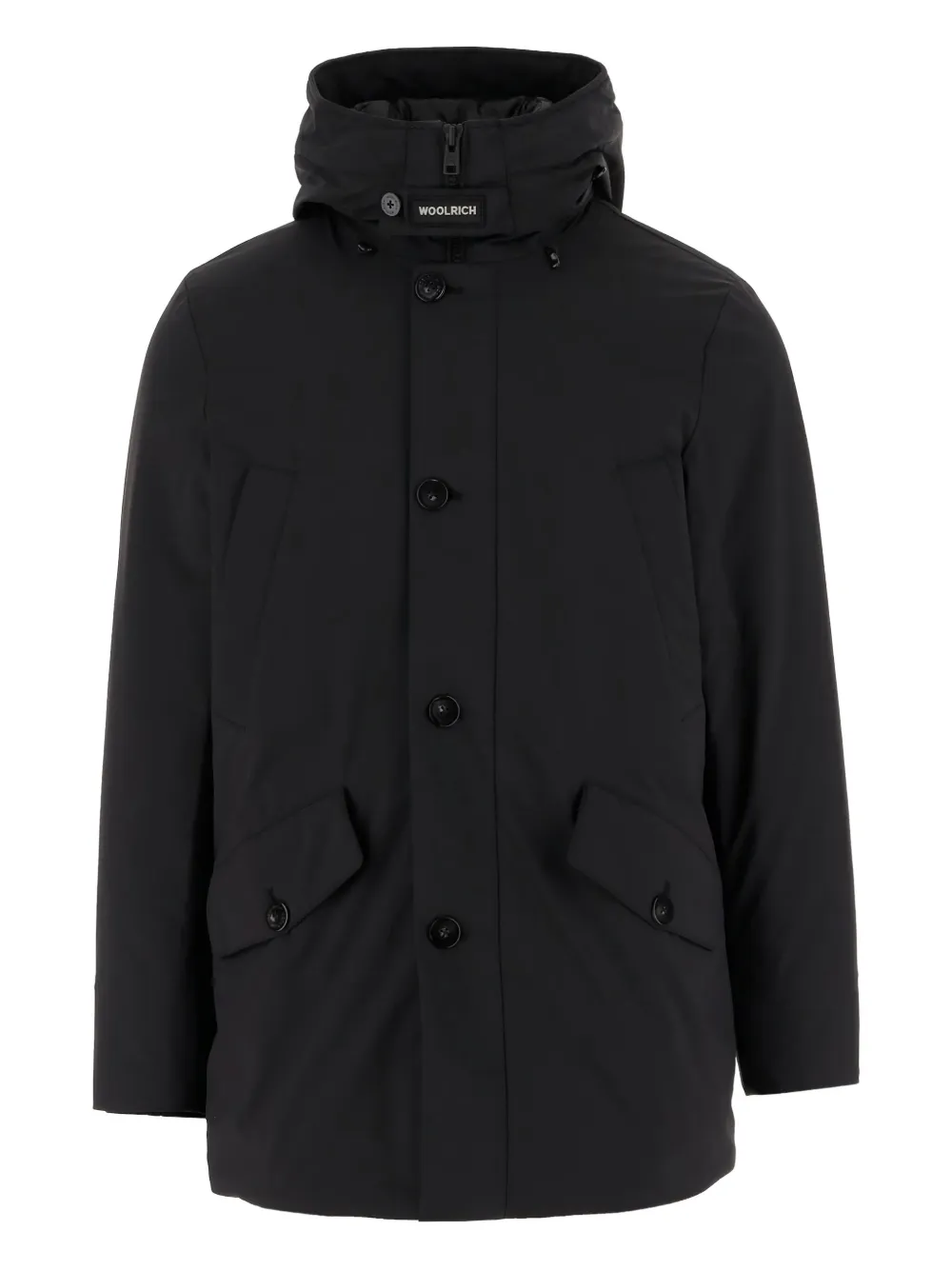 Woolrich logo-detail puffer jacket - ブラック Woolrich logo-detail puffer jacket - ブラック