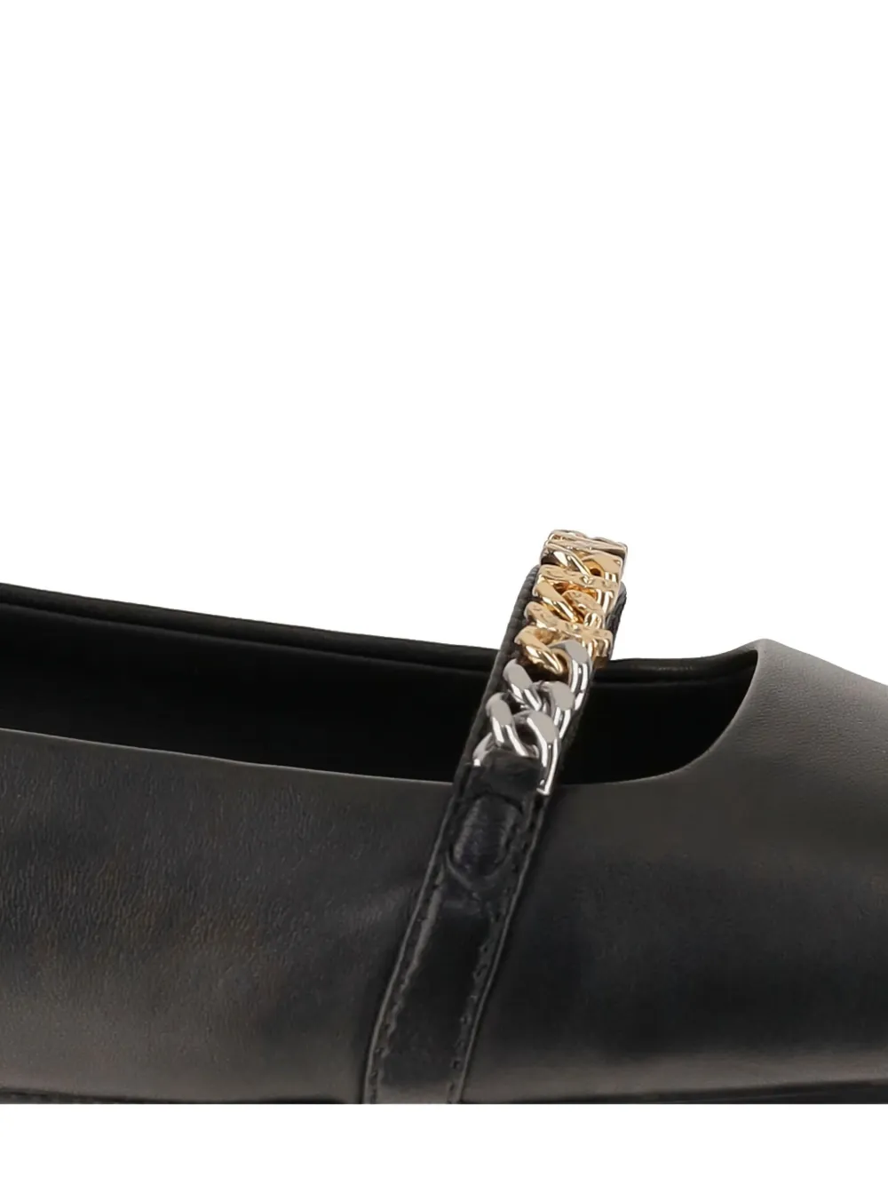 Pinko Chain-embellished Ballet Flats In Black