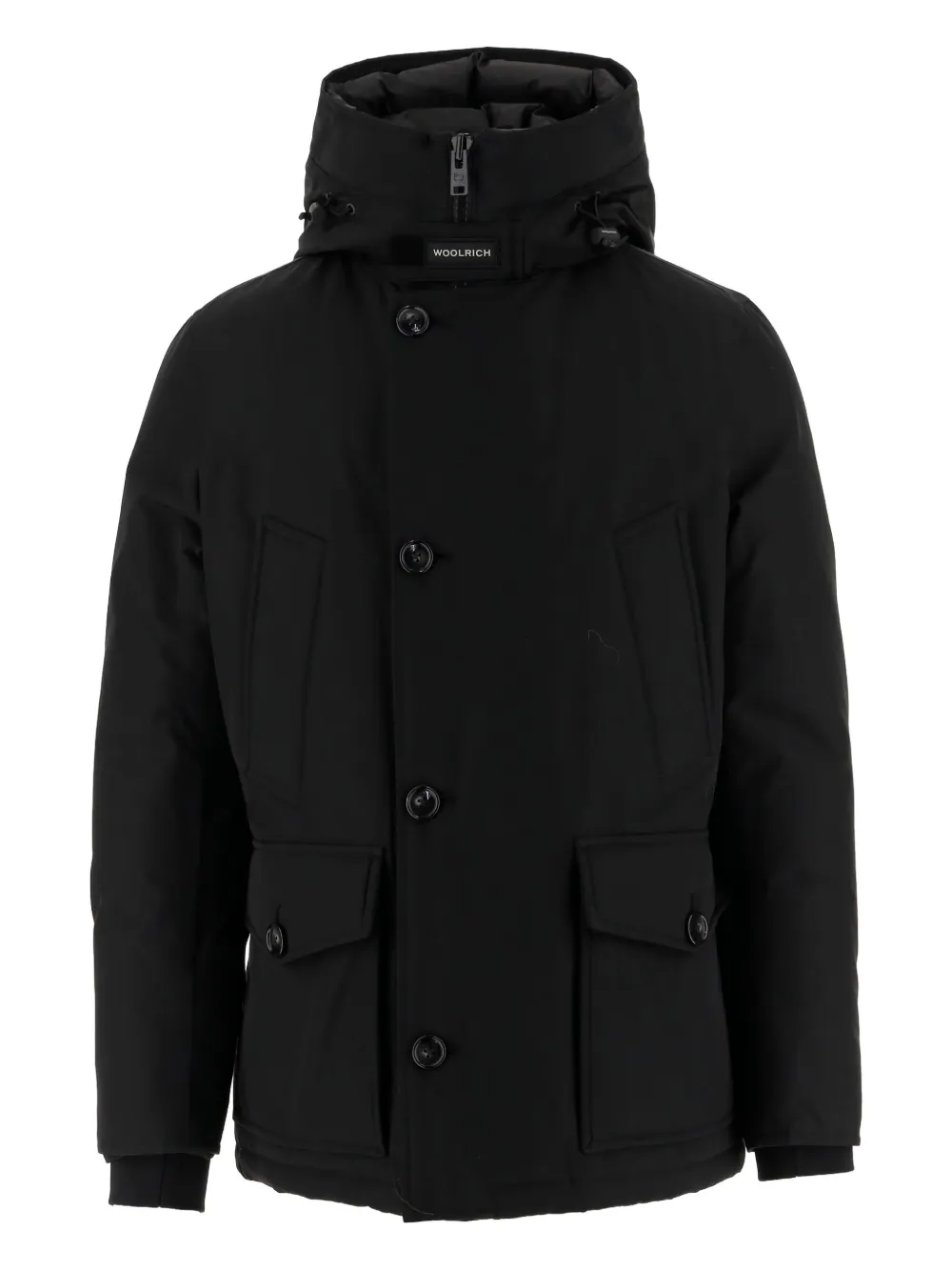 Woolrich button-fastening puffer jacket - ブラック Woolrich button-fastening puffer jacket - ブラック