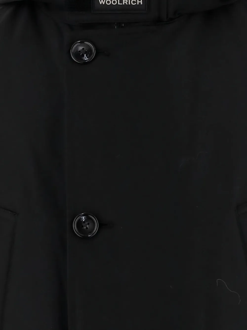 Woolrich Donsjack met knoopsluiting Zwart