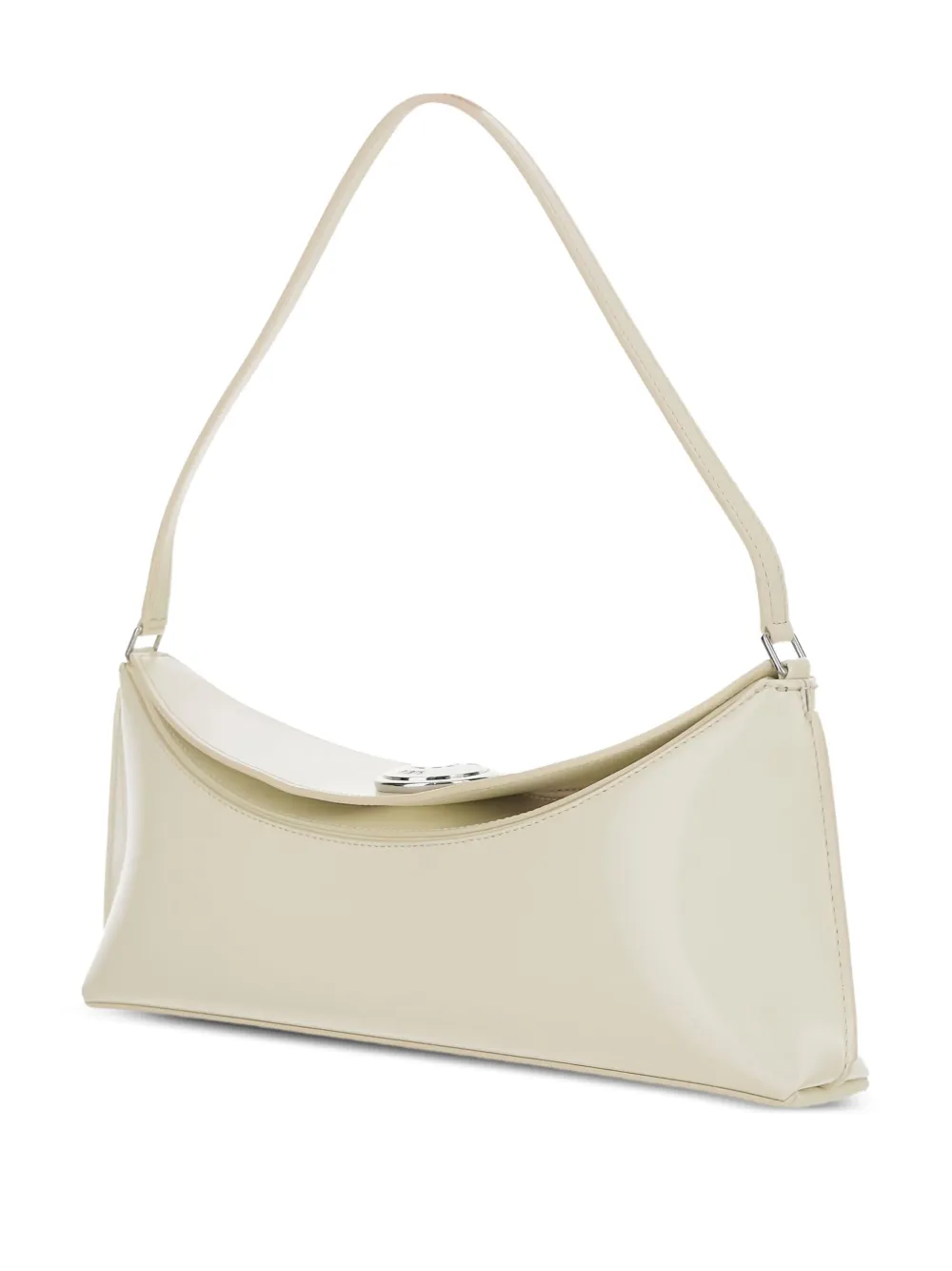 Jacquemus Leren schoudertas Beige