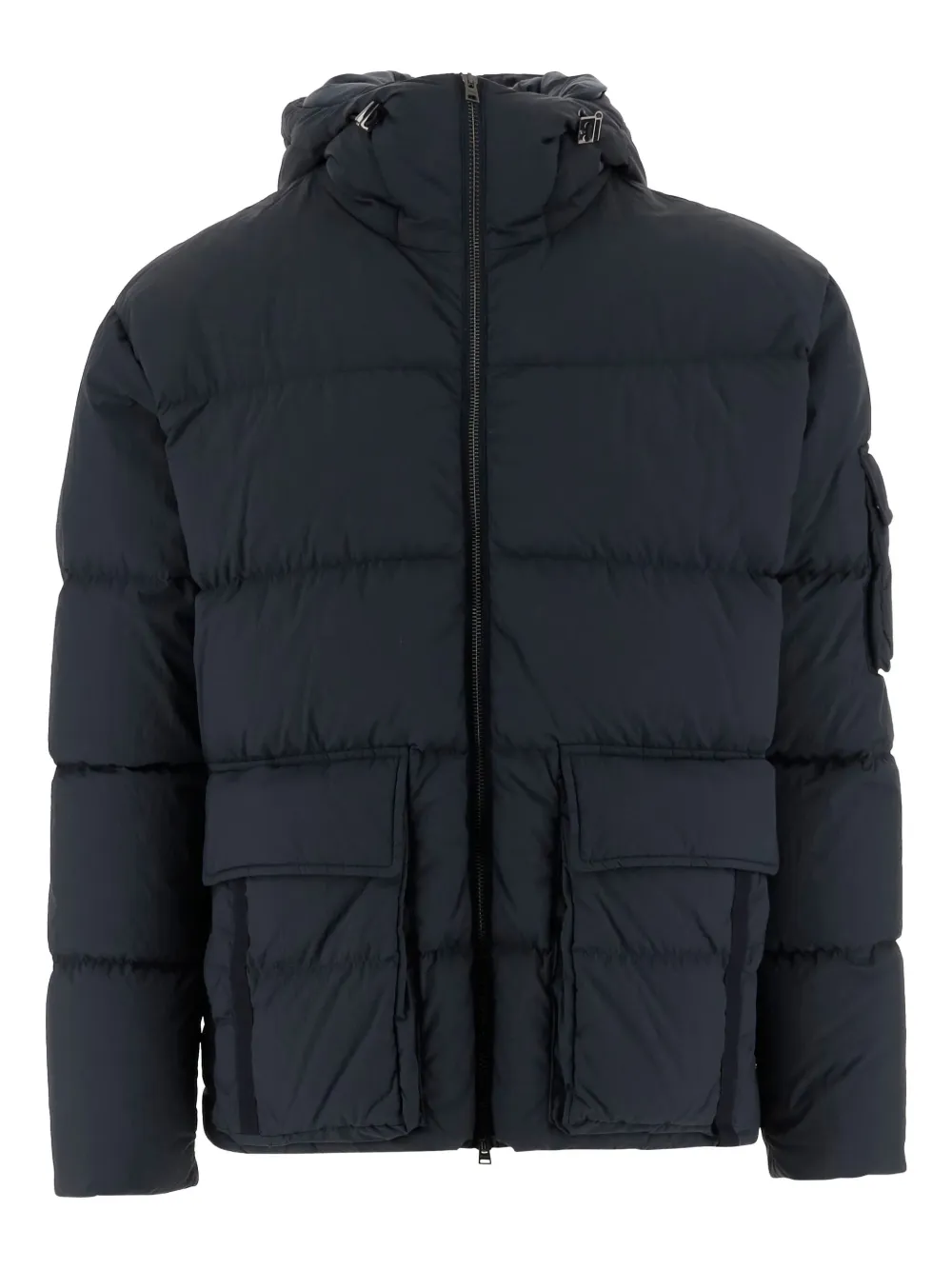 Herno Gewatteerd jack met capuchon Blauw