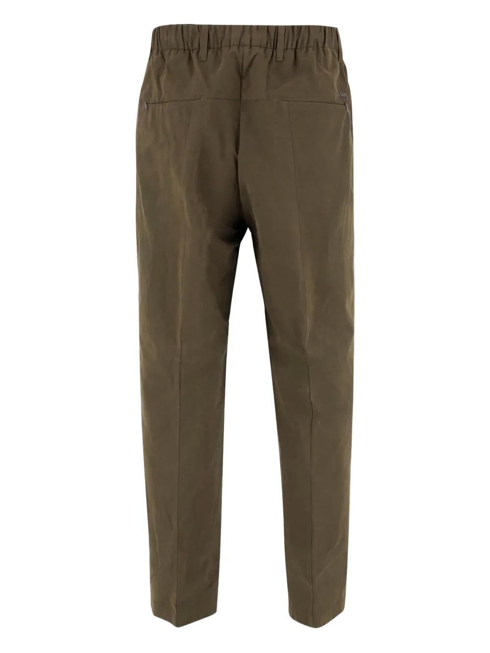 Herno pleated drawstring trousers - Groen