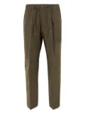 Herno pleated drawstring trousers - Green