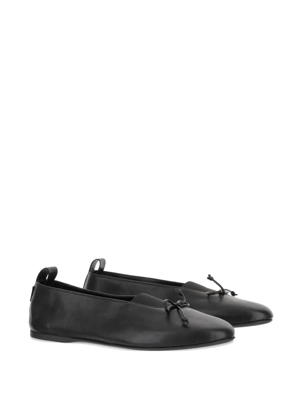 Miu Miu Élan bow-detail ballet flats - Zwart