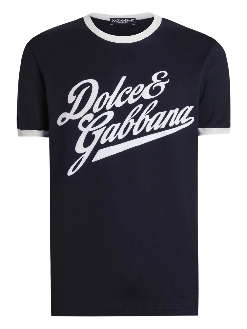 Dolce & Gabbana T-shirt met logoprint Blauw