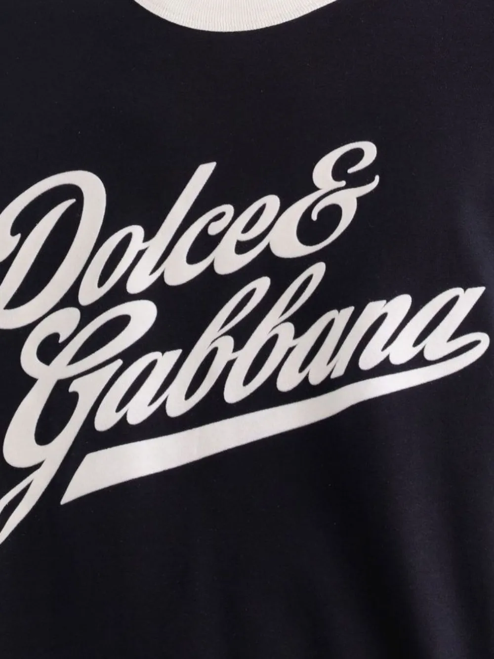Dolce & Gabbana T-shirt met logoprint Blauw