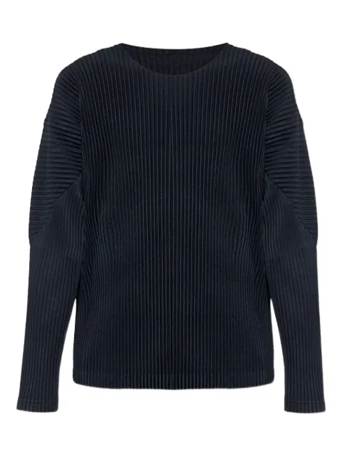 Issey Miyake t-shirt plissé à manches longues