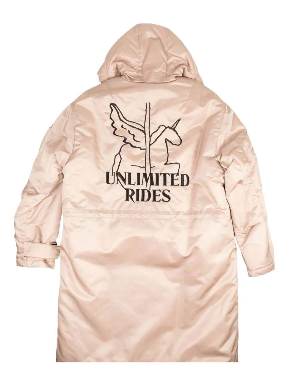 Marcelo Burlon County Of Milan Unicorn-print Coat In Neutral