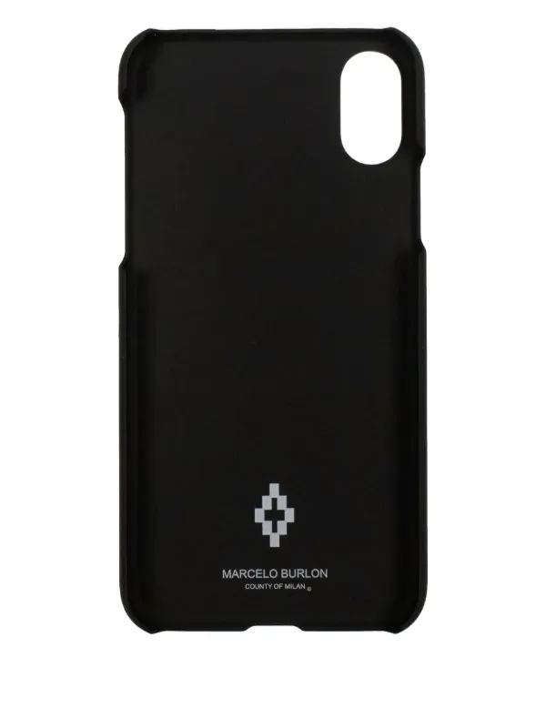 MARCELO BURLON iPhone用ケース 黒 New 2021 Wholesale High Quality Low Price Hot Sale Luxury