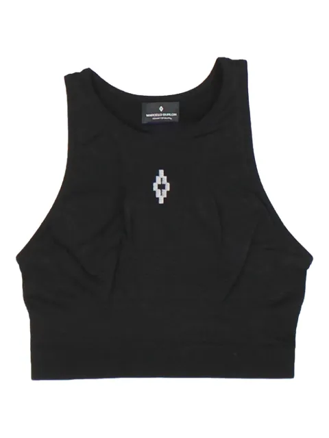 Marcelo Burlon County of Milan logo-embroidered seamless top
