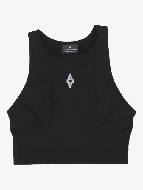 COUNTY OF MILAN logo-embroidered seamless top