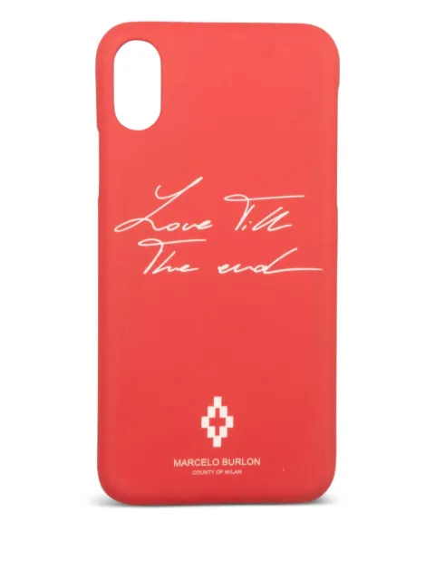Marcelo Burlon County of Milan  Love Till The End iPhone XR case