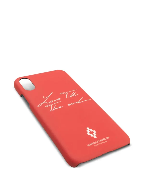 COUNTY OF MILAN Love Till The End iPhone XR Case Red FARFETCH PH