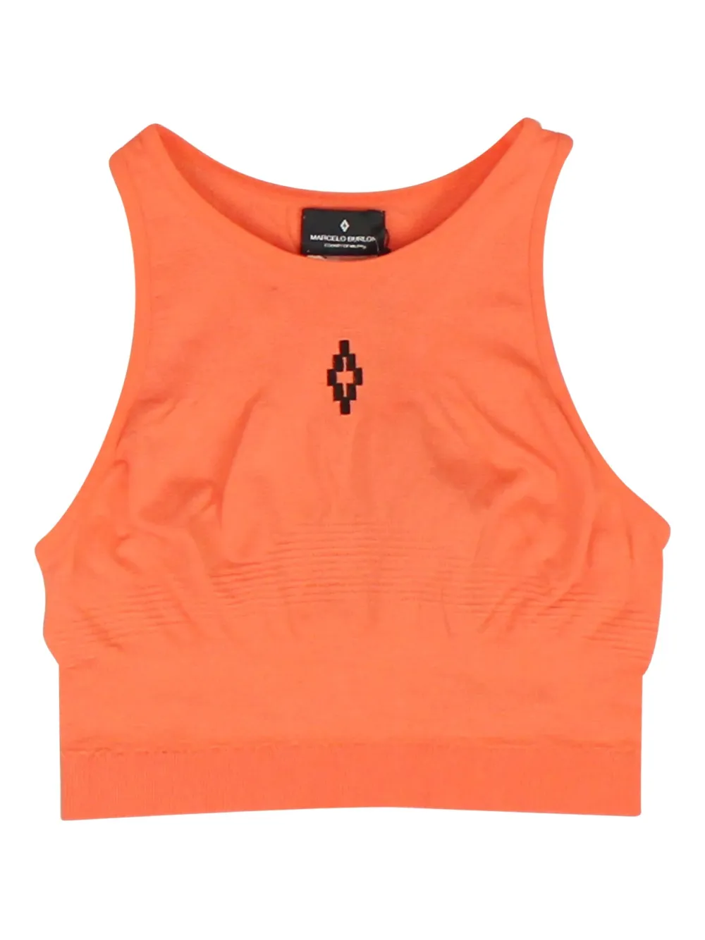 Marcelo Burlon County Of Milan Seamless Tank Top In Orange