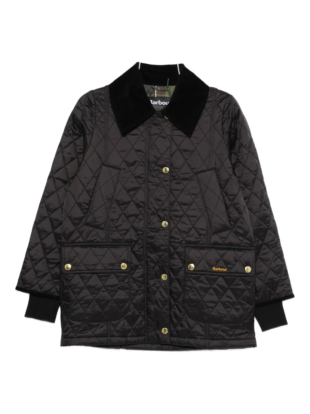 Barbour Modern Beadnell Quilted Jacket In Black