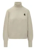 MARANT ÉTOILE turtleneck logo-embroidered sweater - Neutrals