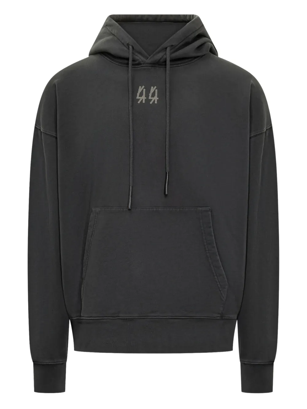 44 LABEL GROUP logo-print hoodie | Black | Image 1