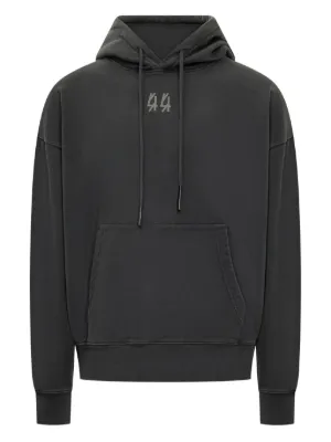 44 LABEL GROUP Moletom De Capuz Com Logo | Preto | FARFETCH BR