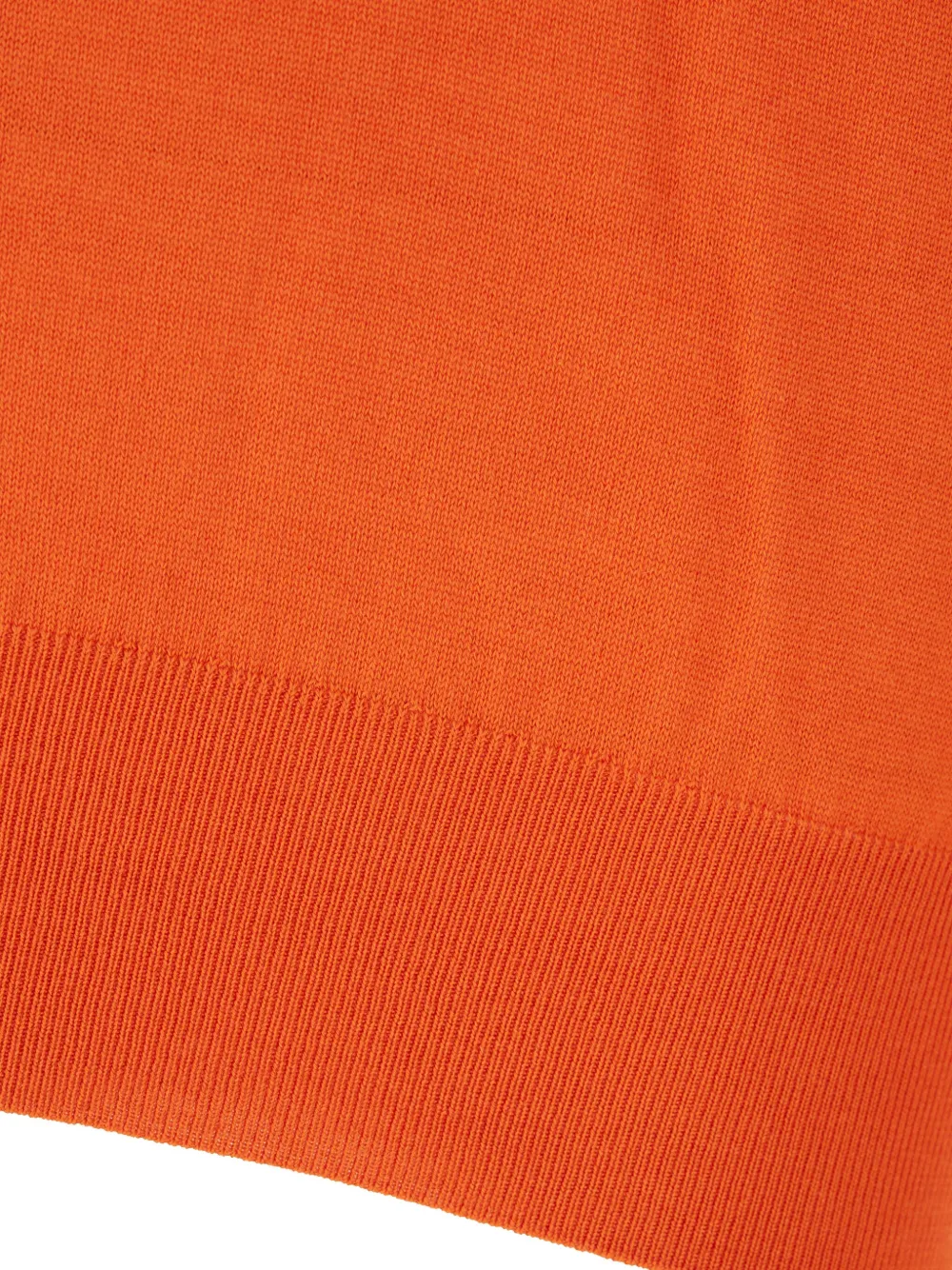 Saint Laurent Turtleneck Long-sleeved Sweater In Orange