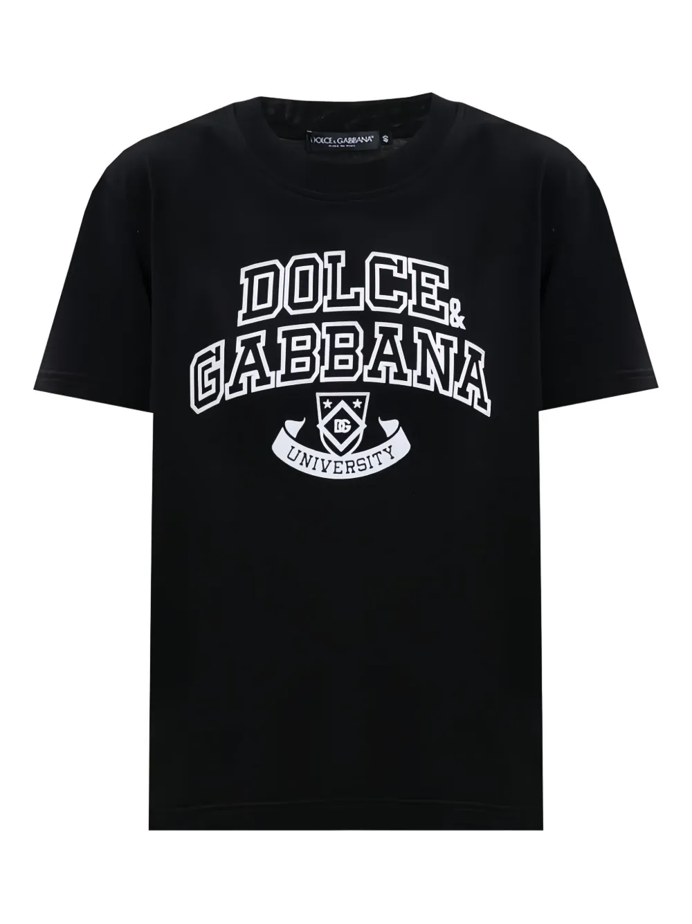 Dolce & Gabbana University graphic-print T-shirt - Nero