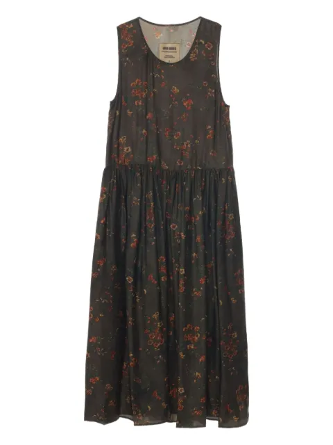 Uma Wang floral-print sleeveless maxi dress