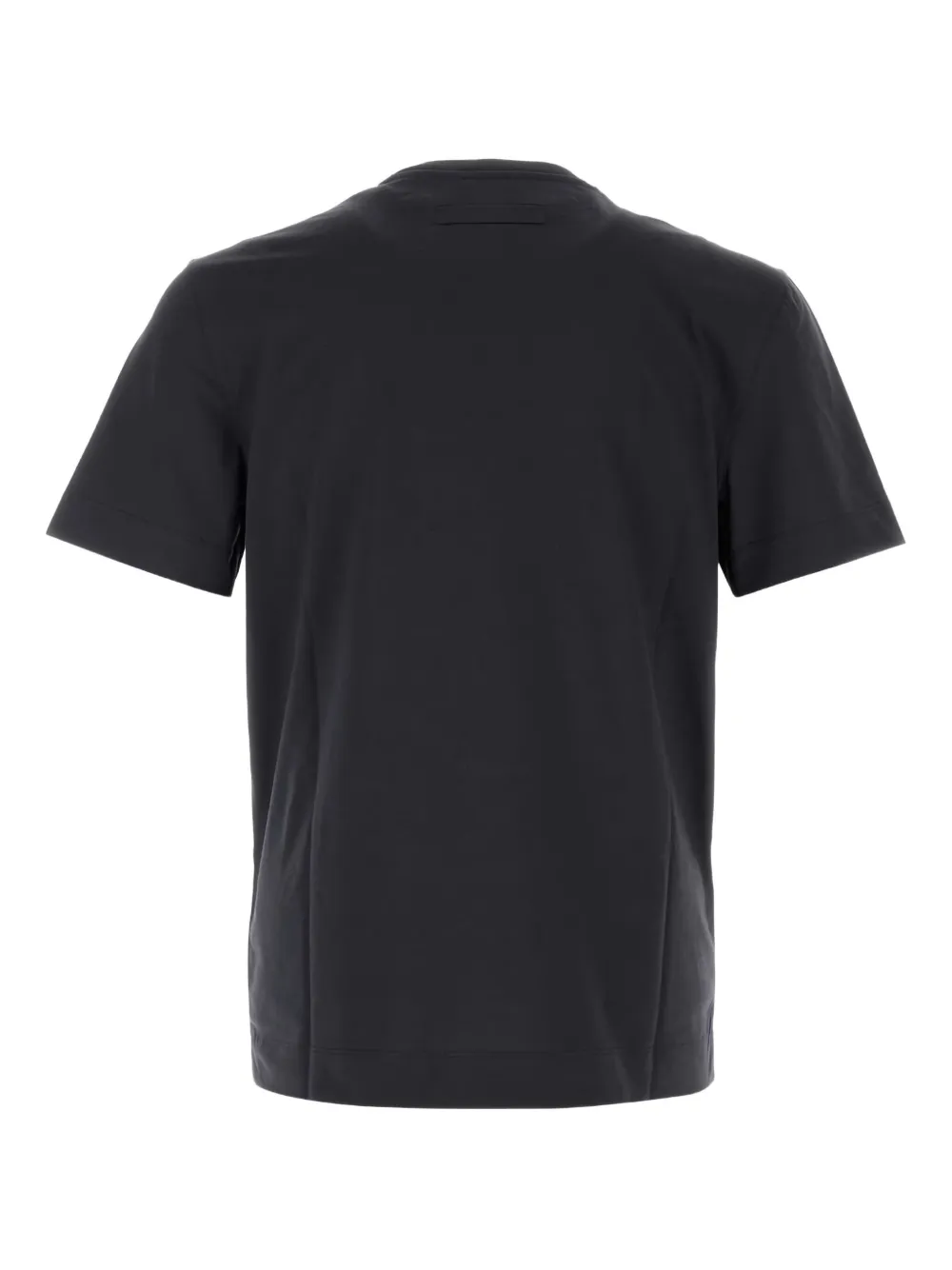 Zegna Katoenen T-shirt met ronde hals Zwart
