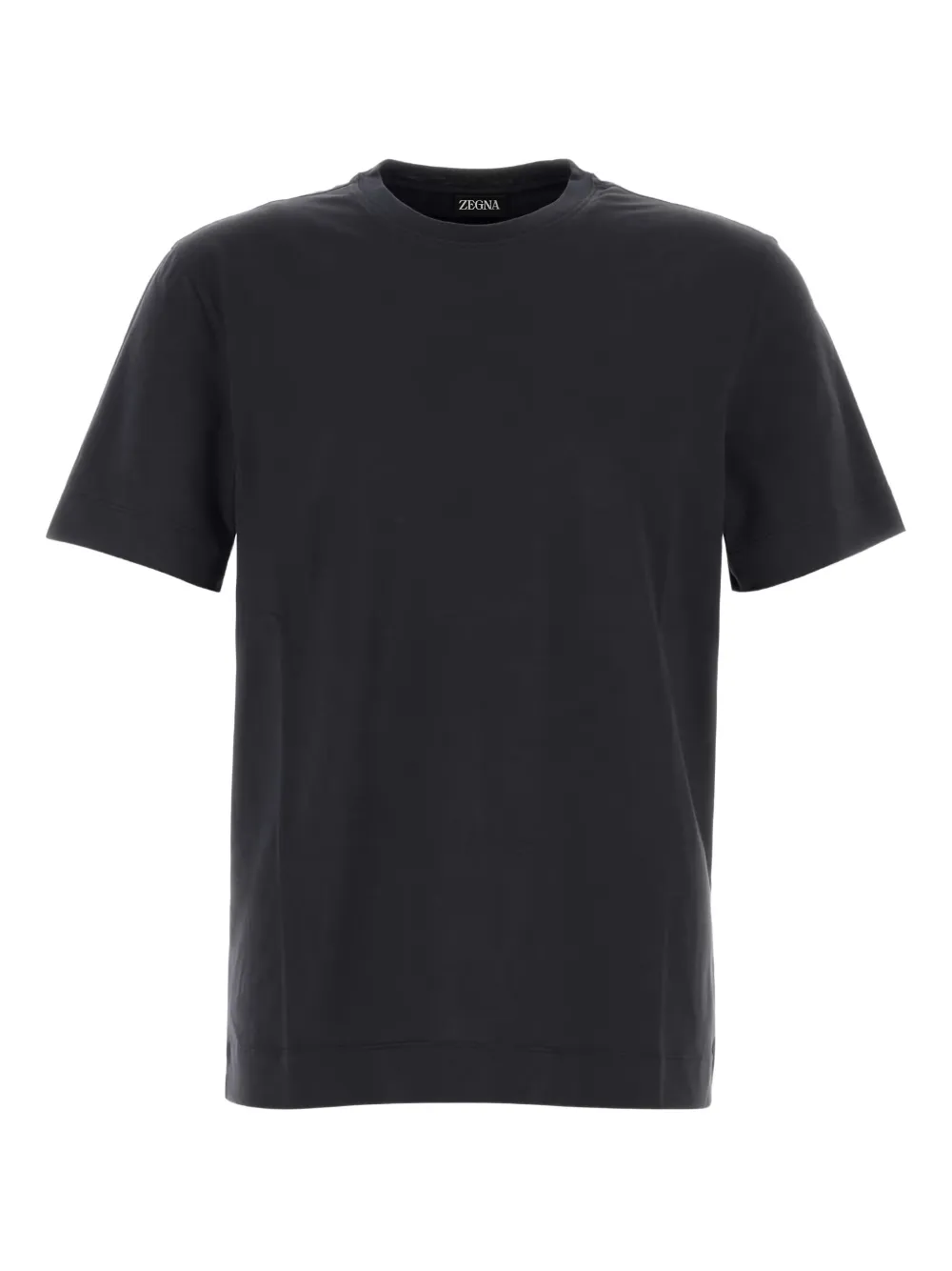Zegna Katoenen T-shirt met ronde hals Zwart