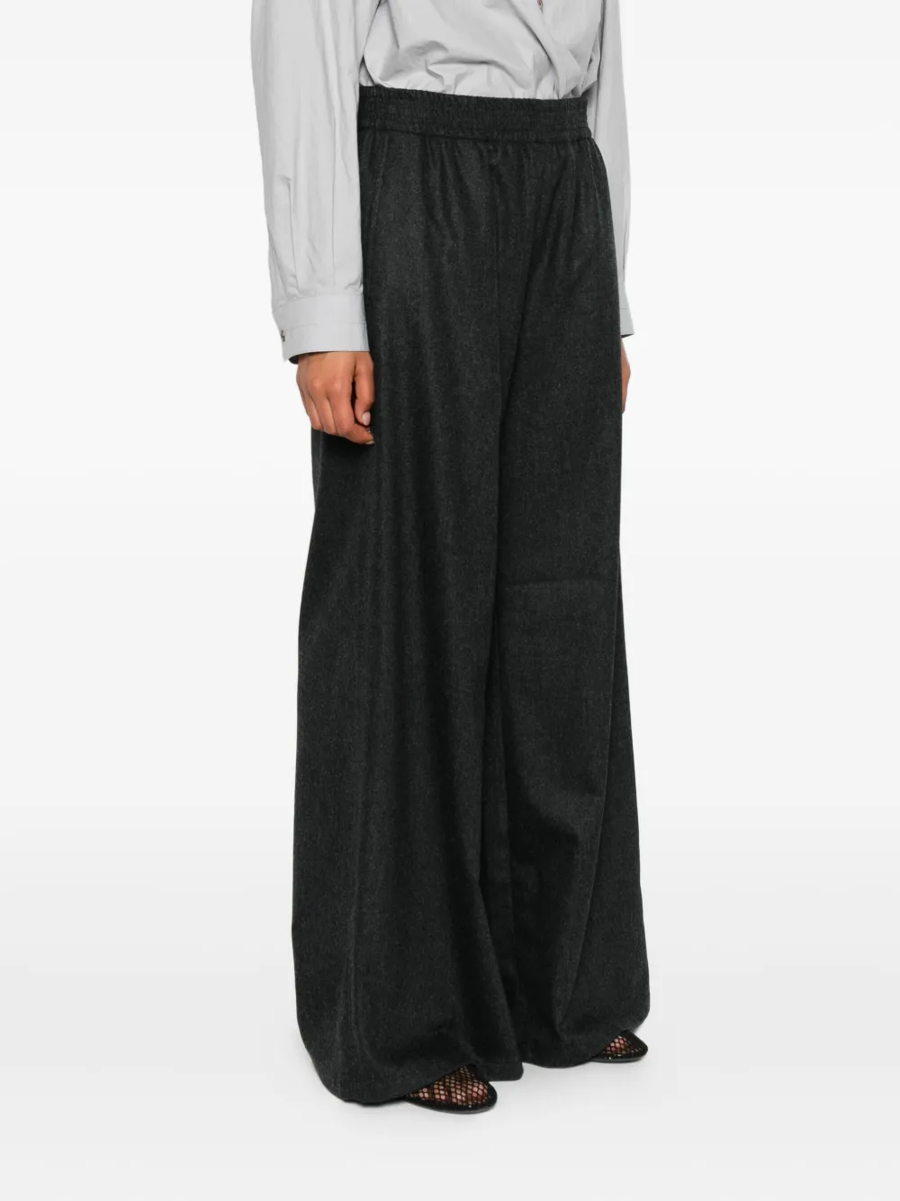 Fabiana Filippi Elasticated Trousers In Black