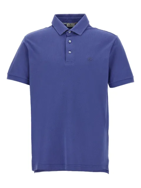 ETRO paisley-print button polo shirt