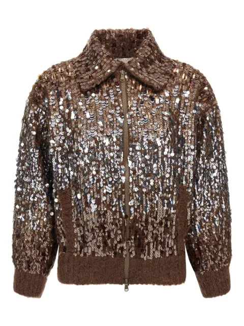 Brunello Cucinelli sequin-embellished cardigan