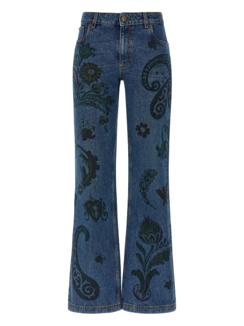 ETRO paisley print jeans