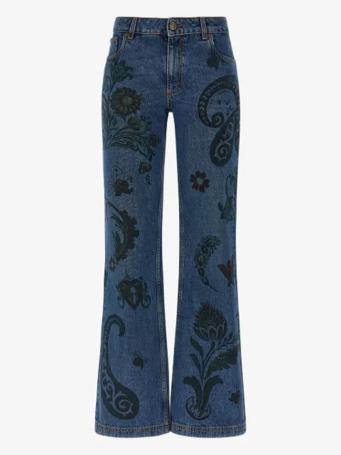 ETRO джинсы с принтом пейсли