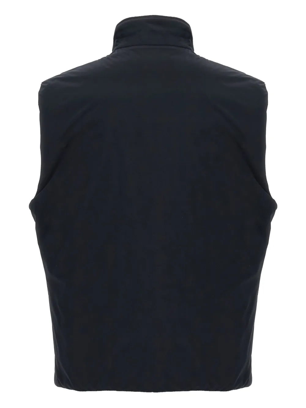BOSS padded high-neck waistcoat Blauw