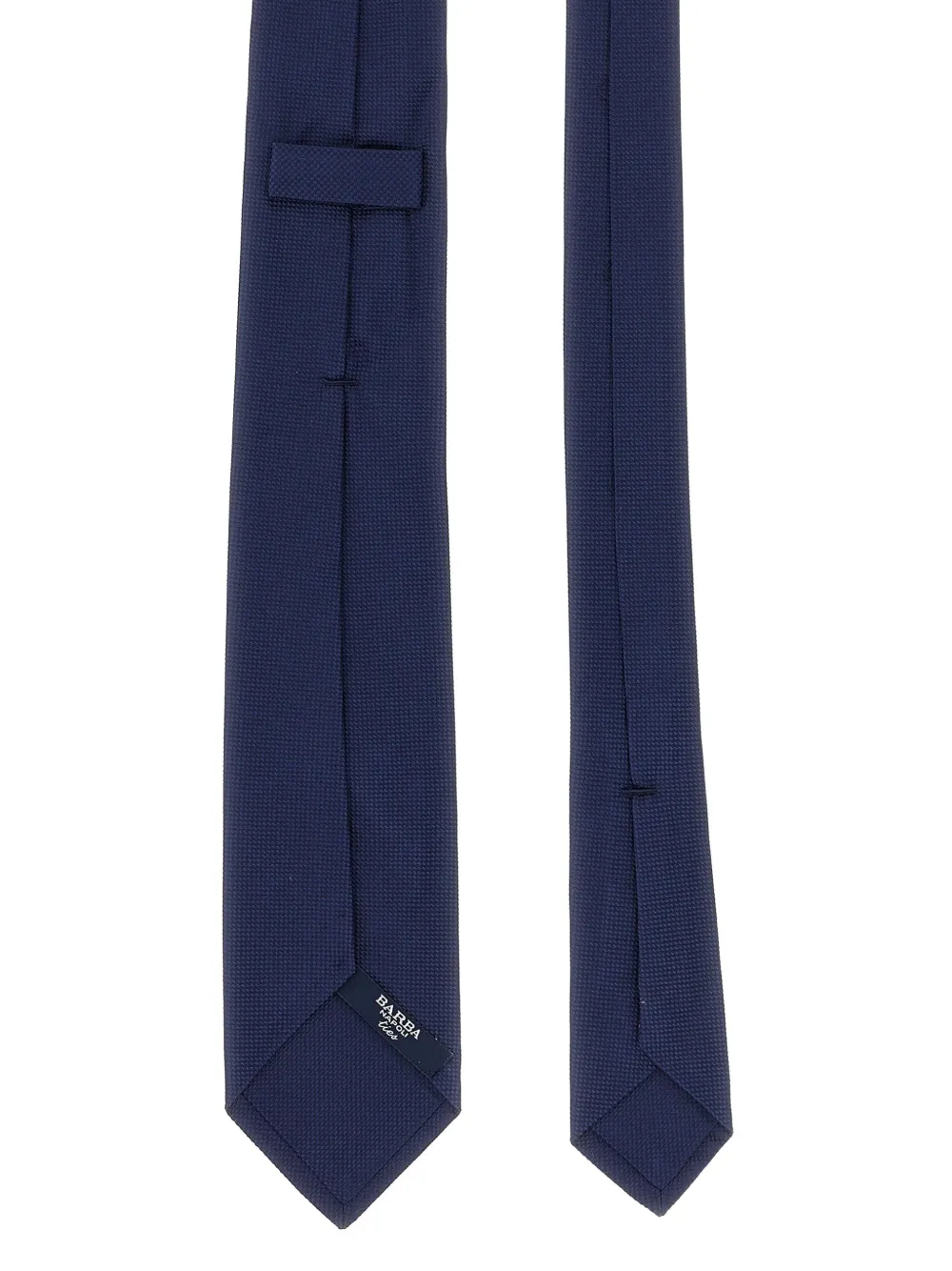 Barba jacquard patterned tie - Blauw