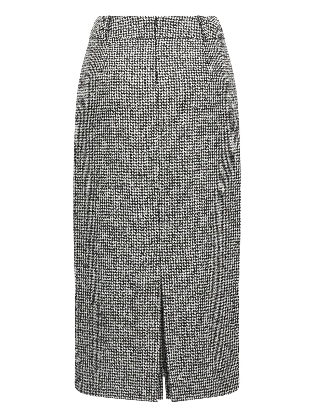 Ermanno Scervino houndstooth-pattern midi skirt - Wit
