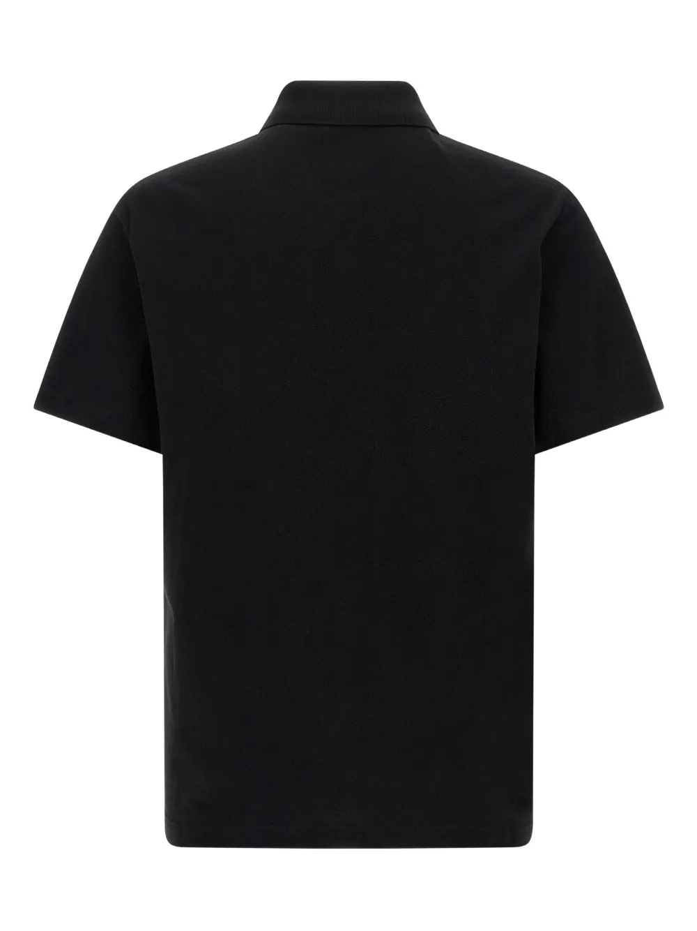 FENDI FF detail piqué polo shirt - Black