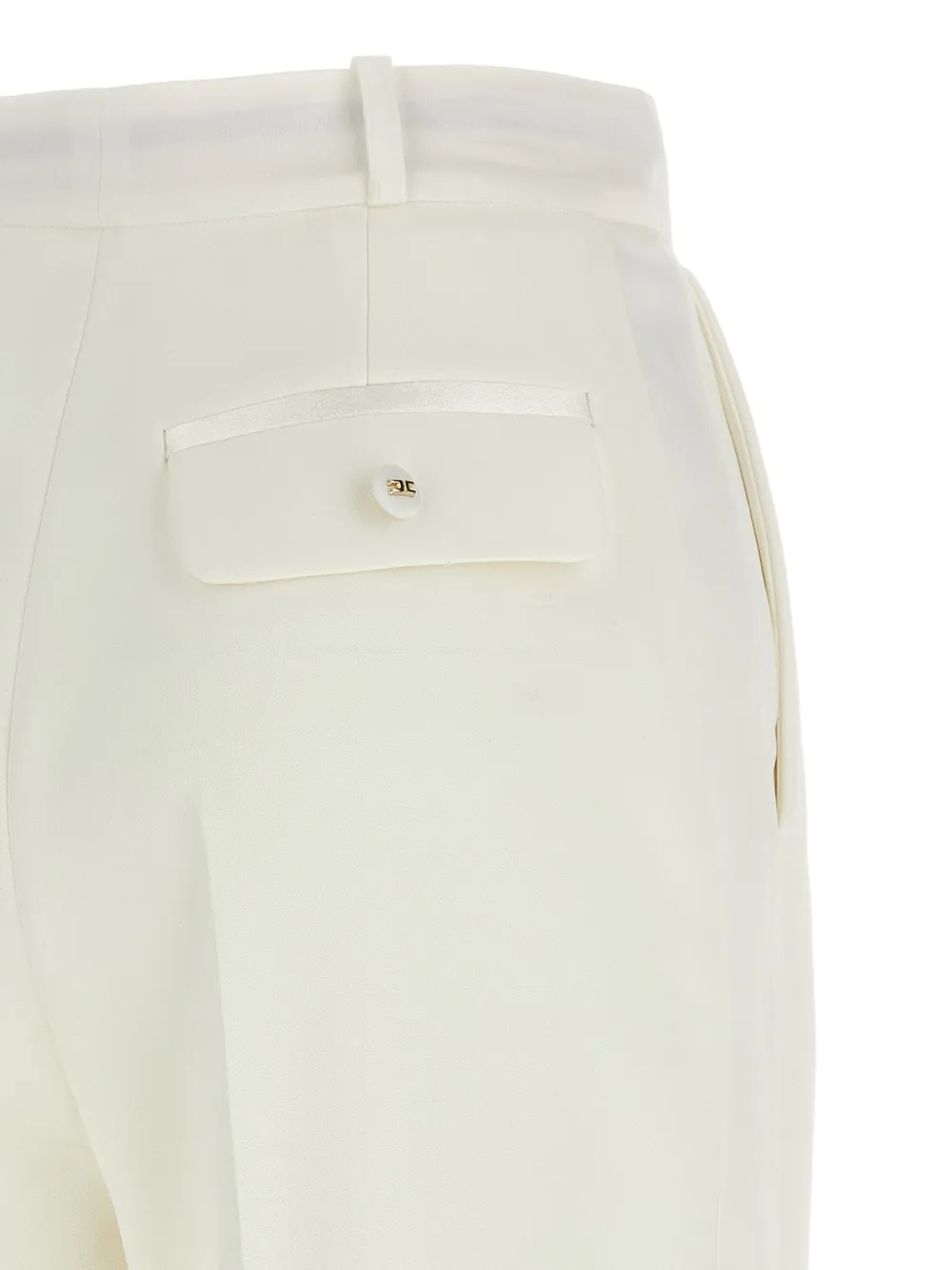 Elisabetta Franchi Plooibroek Wit