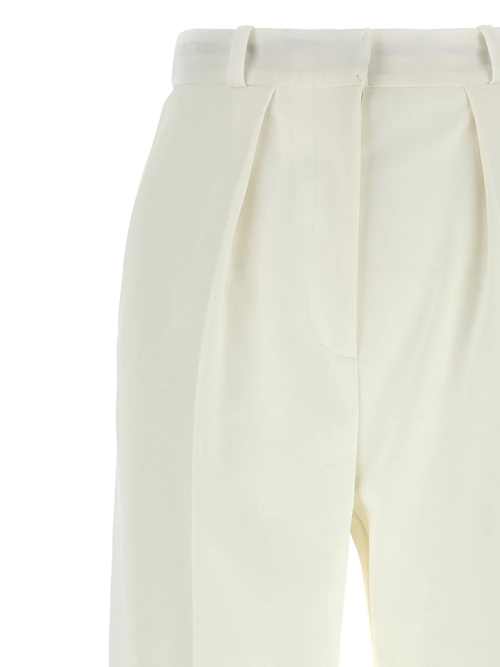 Elisabetta Franchi Plooibroek Wit