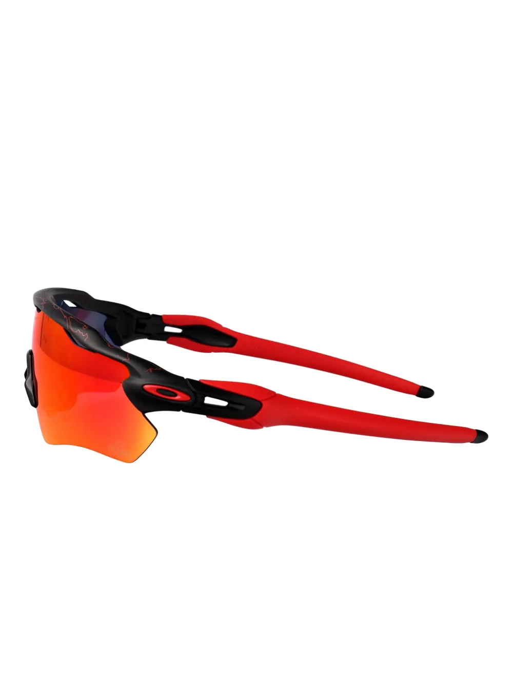 Oakley Radar Ev Path geometric-frame sunglasses Zwart